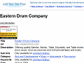 Eastern Drum Company at Add Your Site Free Submit Directory