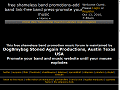 Free shameless band promotions-add band link-free band press-promote your music - Home
